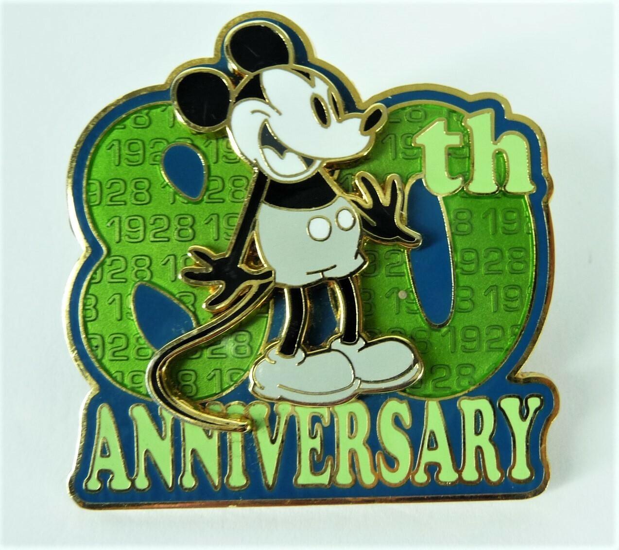 Disney Pin Mickey Mouse 80th Anniversary 2008 Limited Edition of 3000