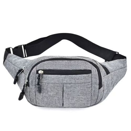 Herren Damen Bauchtasche Gürtel Hüfttasche Cross Body Sling Schulter Reise Sport Tasche - Bild 15 von 16