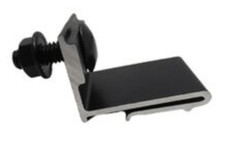 70-Pack Rodent Guard Bracket / Clip, Adhesive; w/Hardware; Aluminum; Black Color