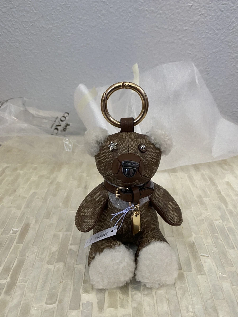 Coach keychain deals bear