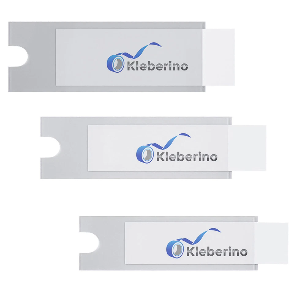 Beschriftungsfenster selbstklebend | Sichthüllen zum Kleben | Selbstklebetaschen