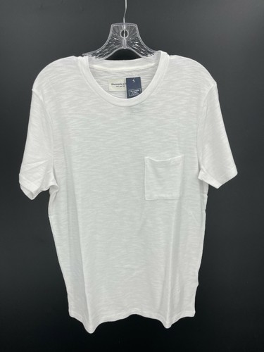 White Pocket Tee Short Sleeve Crew Neck 