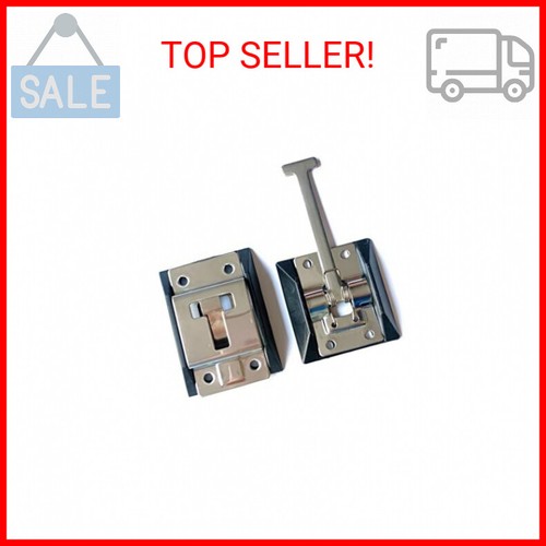 RV Door Holder Polished Stainless Steel T-Style Entry Door Catch for Camper Trai