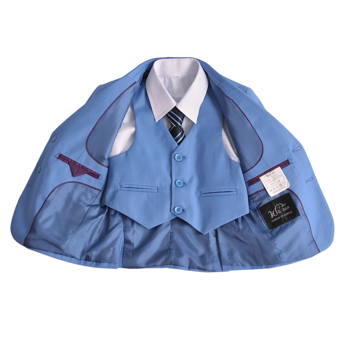 Boys light cheap blue suit