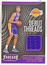 Brandon Ingram 2016-17 Panini Threads - Debut Threads RC Jersey - LA LAKERS