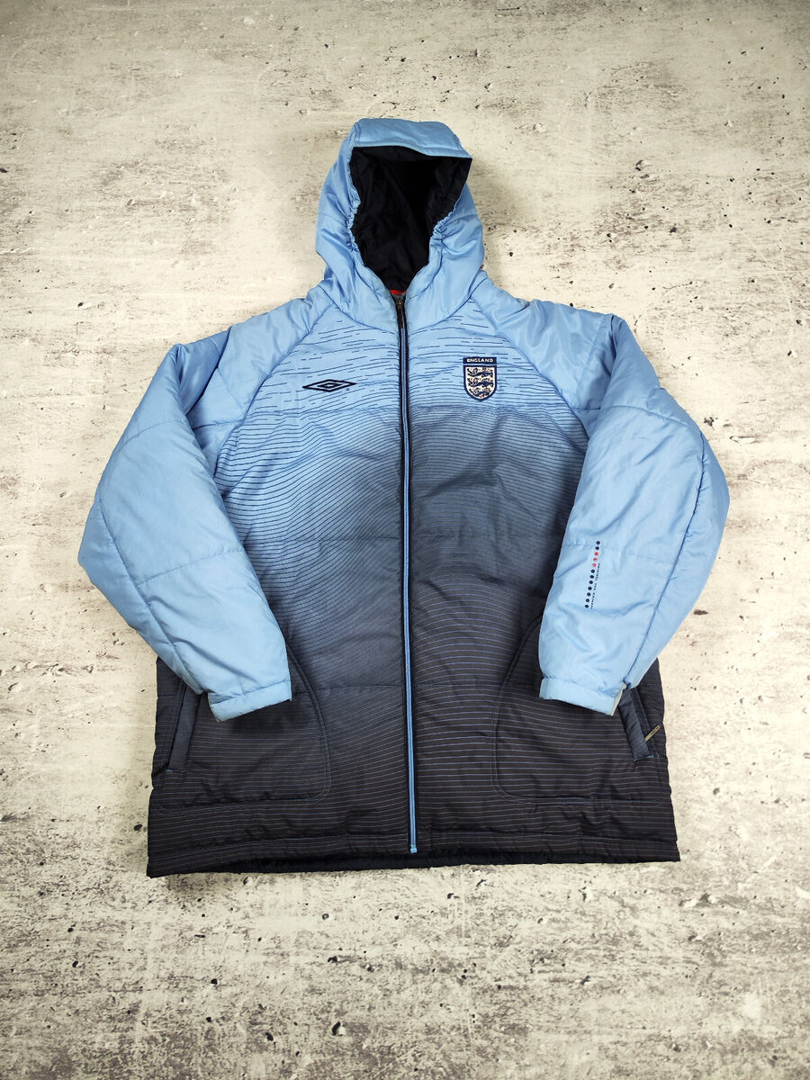 Rare Vintage Umbro England puffer jacket football premier XL Rare Vintage Umbro England puffer jacket football premier XL
