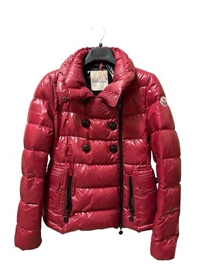 Moncler Daunenjacke bordeaux/fuchsia aus Gänsedaunen