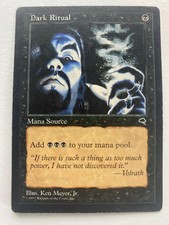 Dark Ritual Tempest Regular Magic the Gathering MTG Card
