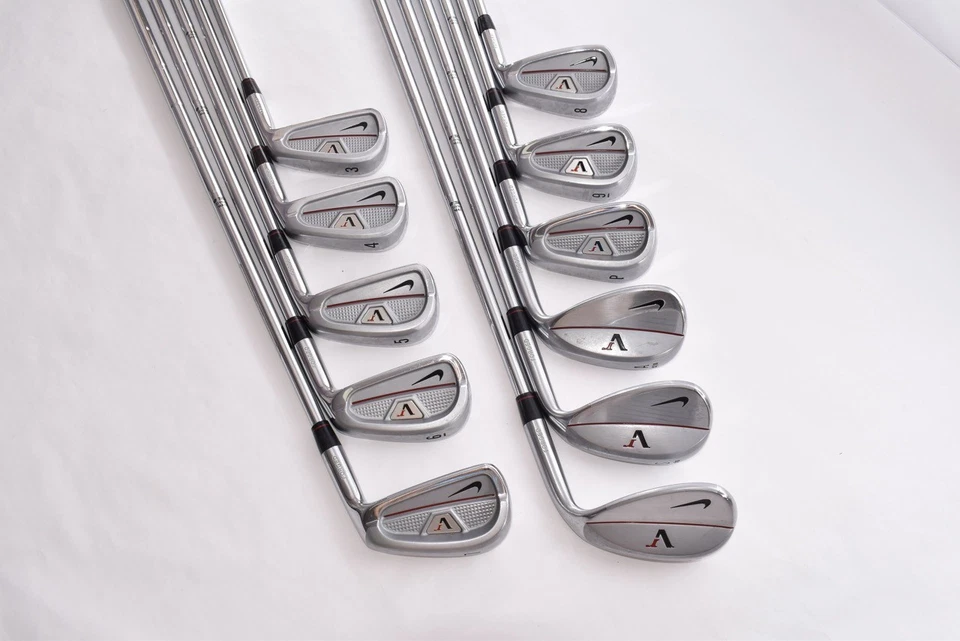 11pcs Nike VR Victory Red FORGED Split Cavity Back 3-LW Iron Set S300 Stiff RH - Image 3 of 4