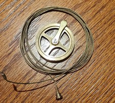 USED Brass 45mm Pulley & 223 cm Cable Howard ...