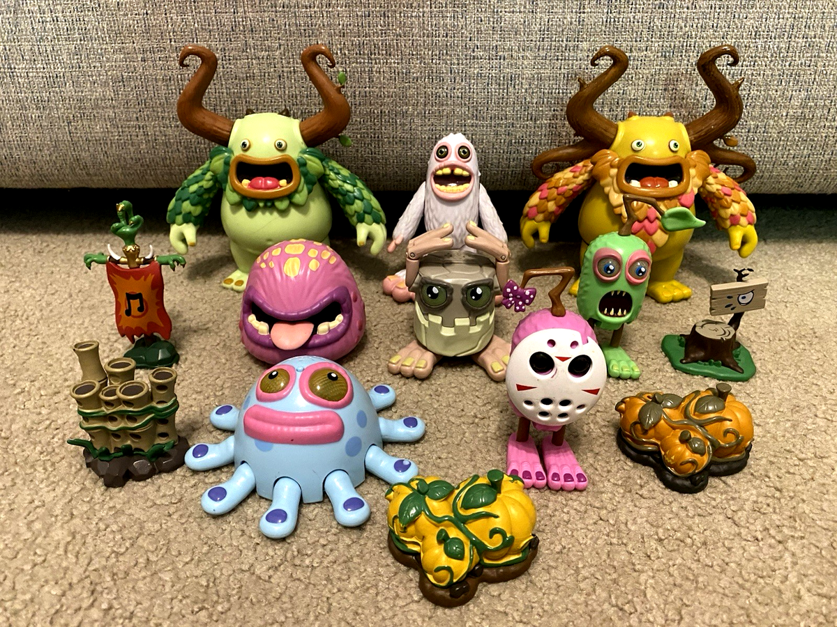 RARE LOT OF 8 MY SINGING MONSTERS ACTION FIGURE TOYS & 5