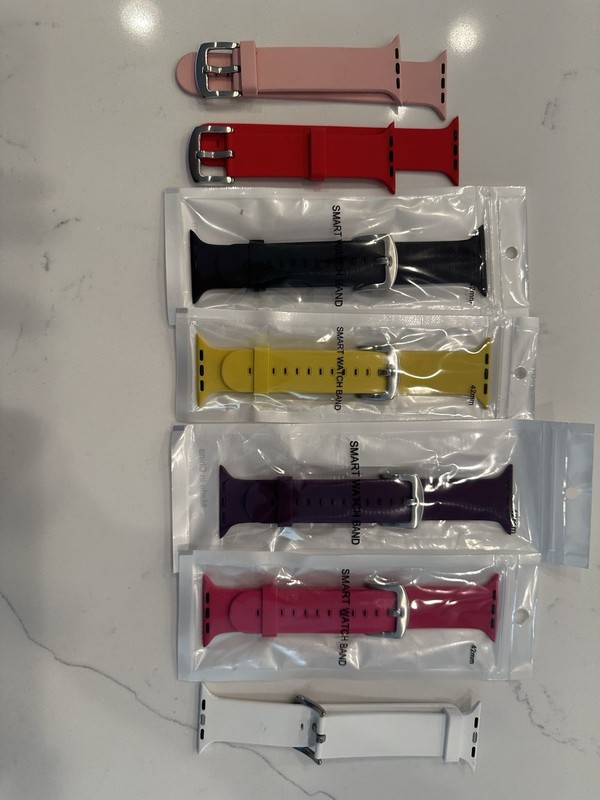 Lot If 7 Apple Watch Bands For Size 42mm