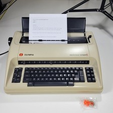 Vintage 1980s Olympia Electronic Compact 2 Ty...