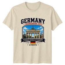 Brandenburg Gate T-Shirt Vintage Germany Landmark Europe Travel Lover Gift