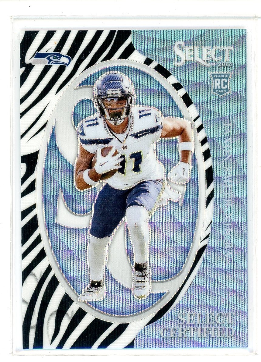 2023 Panini Select Jaxon Smith-Njigba RC Rookie Certified Zebra Prizm (LJ)