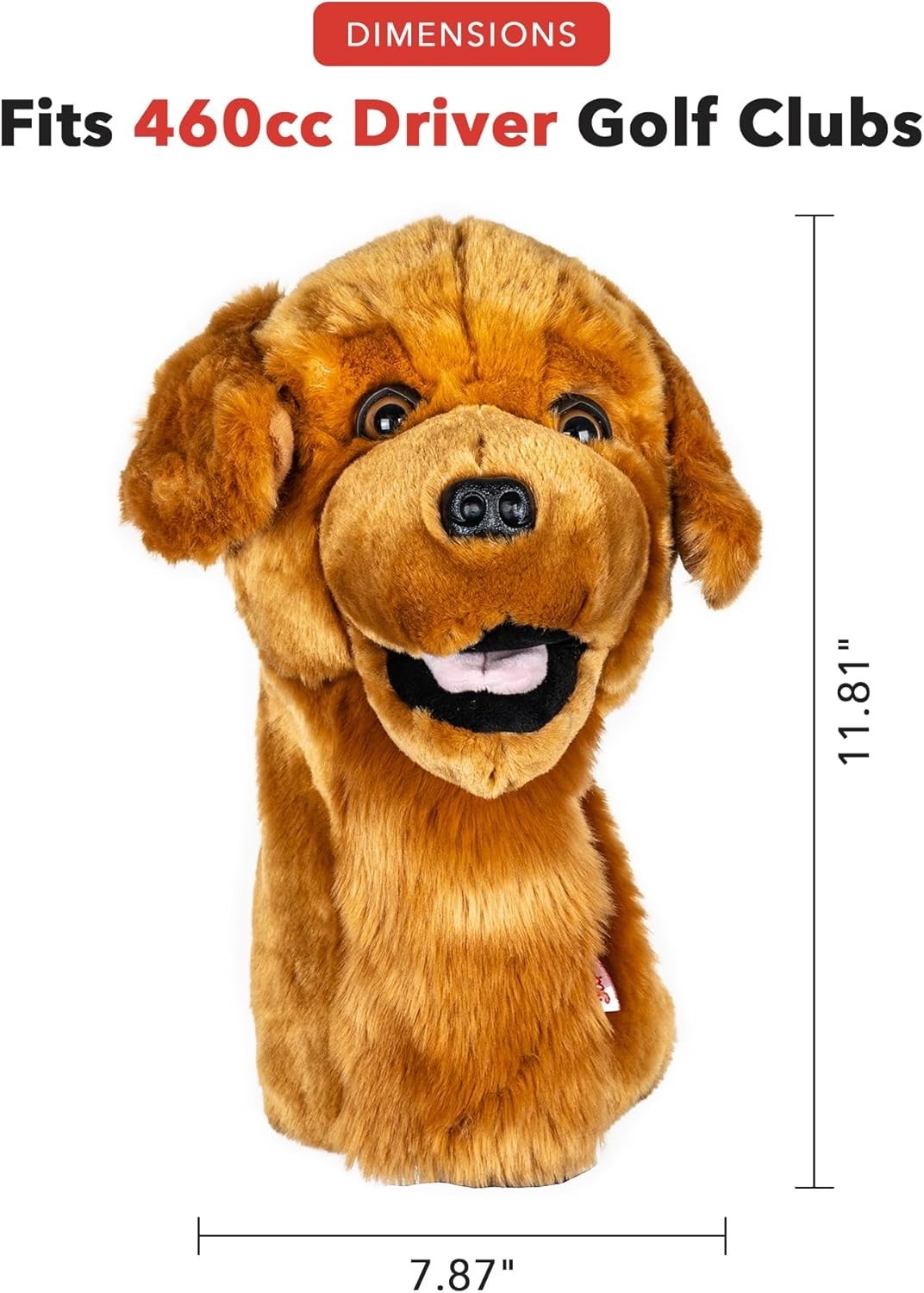 Daphne's Golden Retriever Golf Driver Headcover