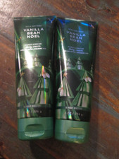 2 Bath Body Works VANILLA BEAN NOEL Body Cream Lotion Moisturizer 8oz NEW