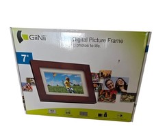 Giinii 7" LED Digital Picture Frame 16:9 HD Display - New in Original Box