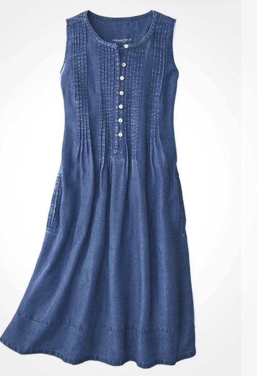 Coldwater Creek Denim Solid Dresses for Women for sale