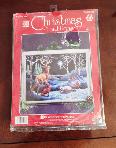Christmas Traditions Needlepoint  1928 Silent Night 16"x12" New Sealed