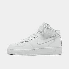 Youth 5Y, Women's 6.5 Nike Air Force 1 Mid LE DH2933-111 Triple White