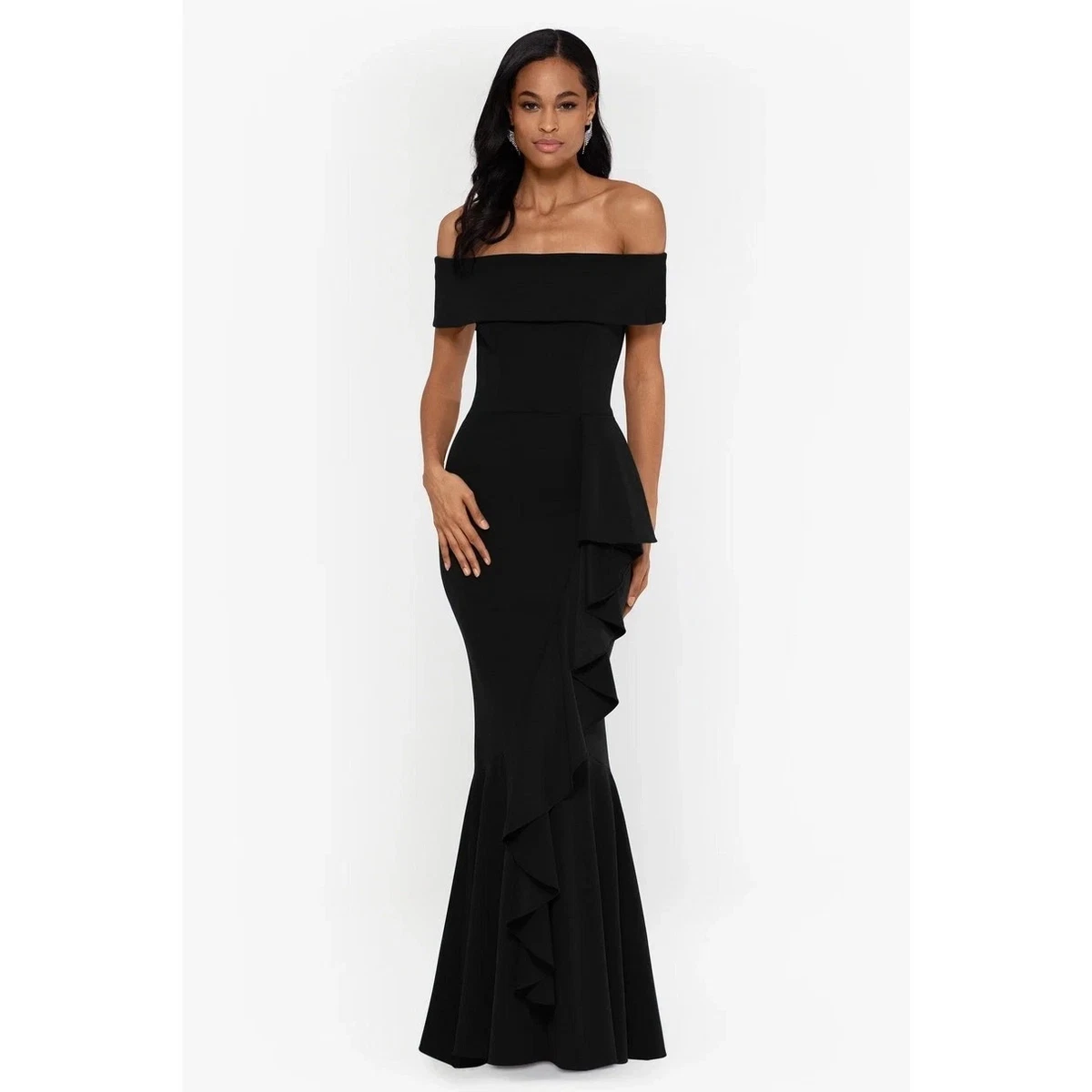 Petites Short Sleeve Long Formal Dresses for Women for sale | eBay