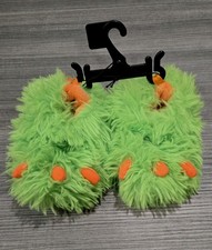 Wonder Nation Infant Boys Monster Claw Slippers Size 5 Green Orange
