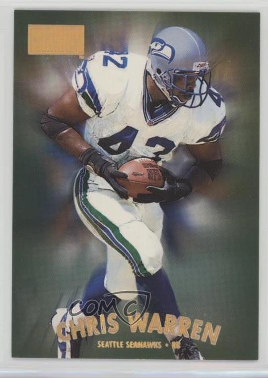 1997 Skybox Premium Inside the Numbers Chris Warren #47 0q3