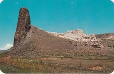 Finger Rock Near Yampa, Colorado. vintage Chrome Postcard A 5133