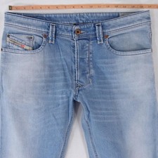 Herrens Diesel LARKEE Regular Gerades Bein Elasthan Blau Jeans W32 L34