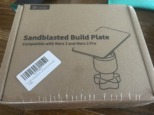 Elegoo : Sandblasted Build Plate (Mar 2 and Mar 2 Pro) (NIB)