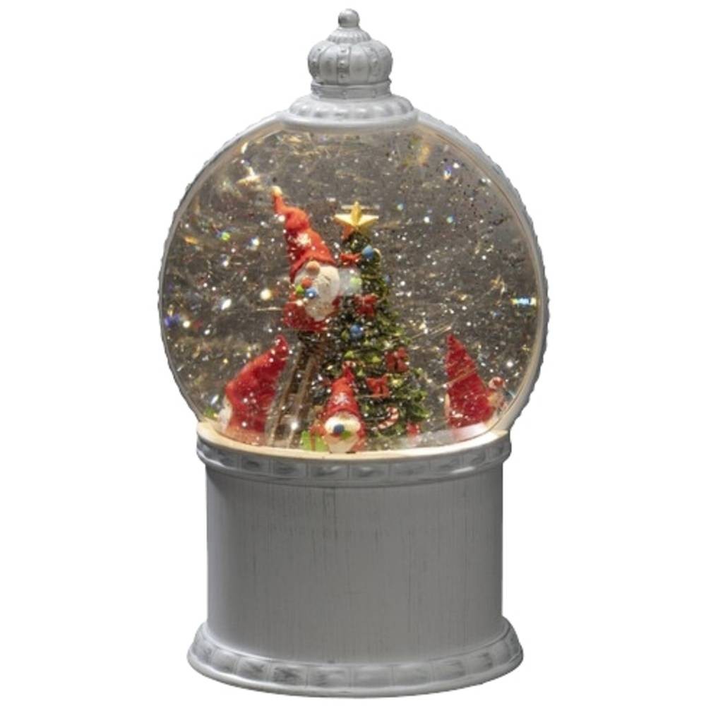 Lanterne de Noël LED blanc chaud Konstsmide pour table de réveillon