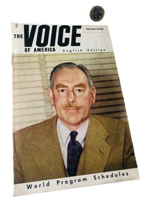 Magazine The Voice of America World Programme Schedules Mag Sept Oct Vintage ra