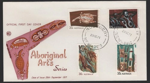 1971 Australia ABORIGINAL Arts Unused WCS FDC