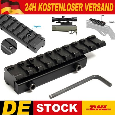 Prismenschiene Weaver Picatinny Zielfernrohr Base Adapter 11mm to 20mm DHL DE