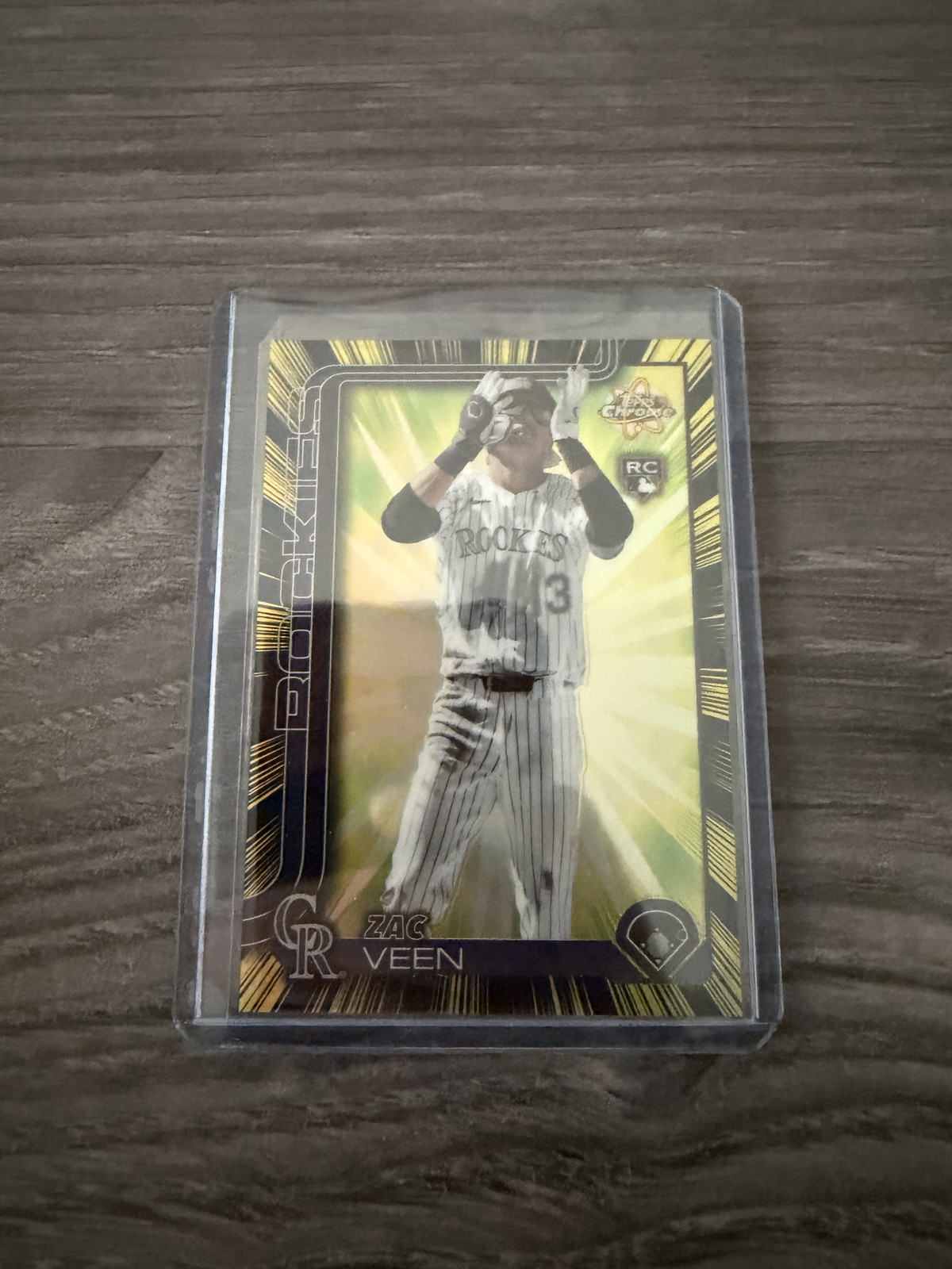 2025 Topps Chrome Update Zac Veen Radiating Rookies Rookie #RR-25