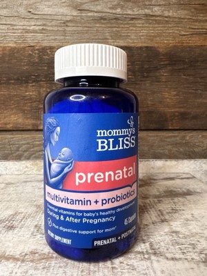 Mommy's Bliss Prenatal Multivitamin + Iron 45 ct + Probiotics