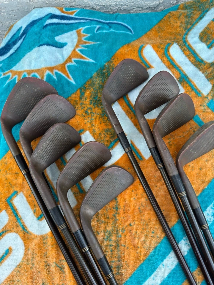 Slazenger Beryllium Copper Royal Panther Iron Set 3-PW & SW Graphite Shaft Reg - Image 2 of 4