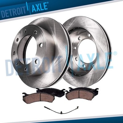 Rear Disc Brake Rotors Pads for 2020-2024 Chevrolet GMC Silverado Sierra 3500 HD