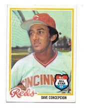 1978 Topps Dave Concepcion #120 Big Red Machine All-Star Vintage Baseball Card