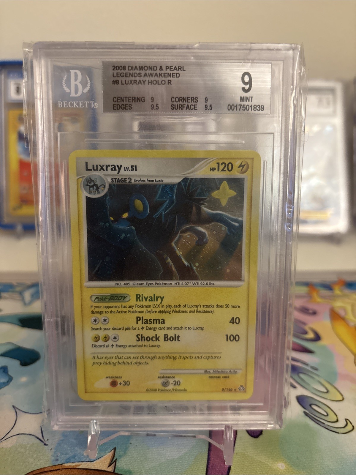 Luxray 8/146 Holo Rare Legends Awakened Pokémon Card