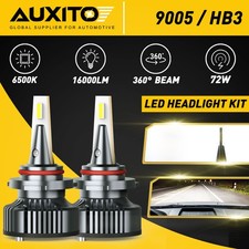 2x AUXITO 9005 LED Headlight Bulb Conversion Kit High Lo Beam White Super Bright