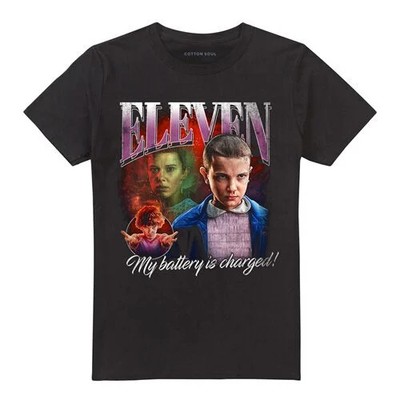Stranger Things T-Shirt Herren Season 5 - Eleven Homage schwarz