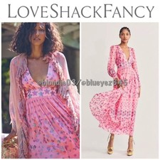 LoveShackFancy “Cyrena” dress in millennial pink stars 6