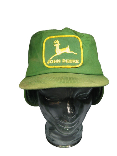 Vintage John Deere Hat with Ear Flaps