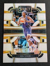 2024 Panini Select WNBA Lisa Leslie #97 White Prizm /99 Concourse Sparks HoF