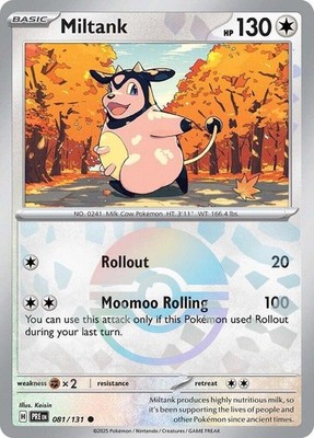 Miltank (Poke Ball Pattern) Holo Common SV: Prismatic Evolutions 081/131 NM