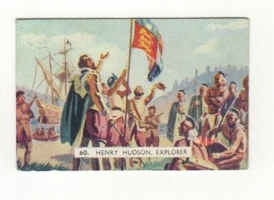 Weet-bix Australia 1951 #60 Henry Hudson & Discovery with native Indians Canada