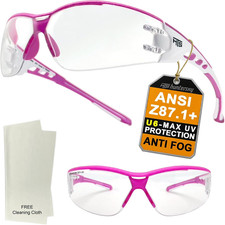 Super Flexible Lightweight anti Fog Wrap-Around U6 Clear Shooting Safety Glasses