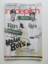 MLB Inside Pitch program 2011 Tampa Bay Rays program MATT JOYCE CASEY KOTCHMAN